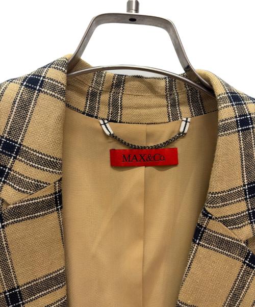 MAX&Co.（マックスアンドコー）MAX&Co. (マックスアンドコー) セットアップキュロット ベージュ サイズ:Lの古着・服飾アイテム