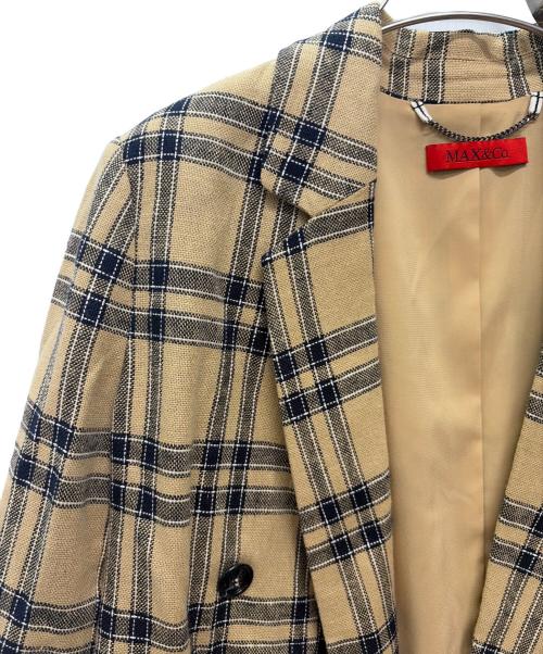 MAX&Co.（マックスアンドコー）MAX&Co. (マックスアンドコー) セットアップキュロット ベージュ サイズ:Lの古着・服飾アイテム