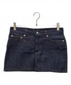 A.P.C.アーペーセー）の古着「デニムミニスカート」｜ブルー