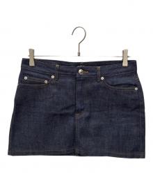 A.P.C.（アーペーセー）の古着「デニムミニスカート」｜ブルー