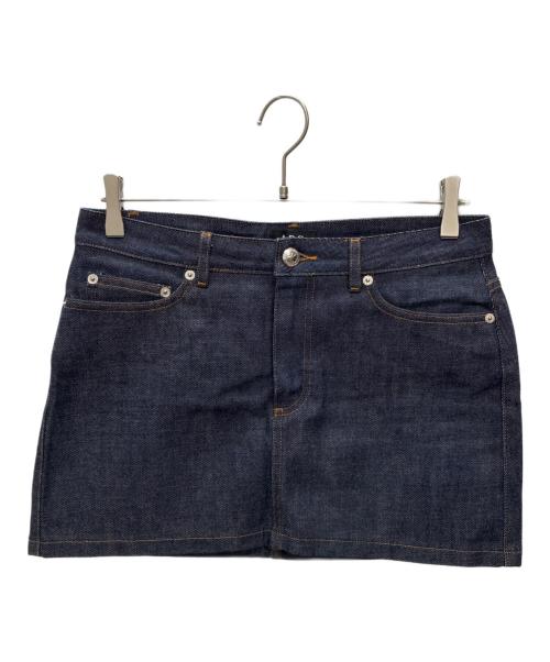 A.P.C.（アーペーセー）A.P.C. (アーペーセー) デニムミニスカート ブルー サイズ:38の古着・服飾アイテム