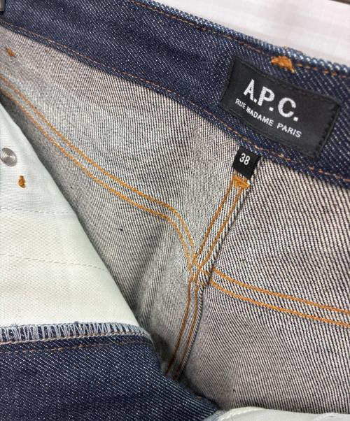 A.P.C.（アーペーセー）A.P.C. (アーペーセー) デニムミニスカート ブルー サイズ:38の古着・服飾アイテム