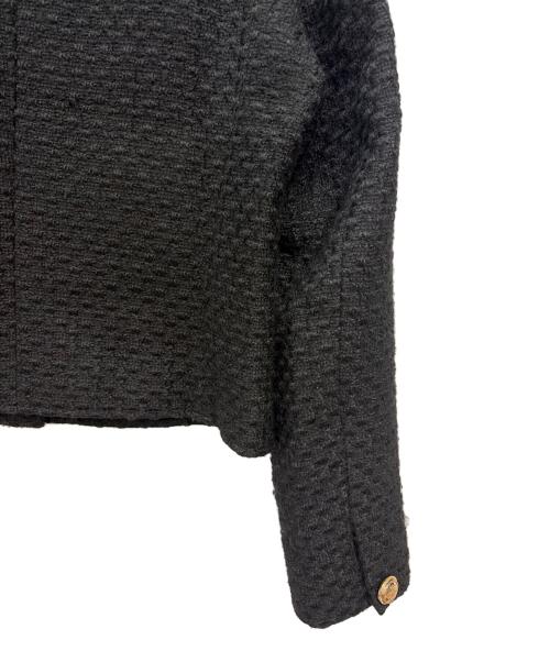 ZARA（ザラ）ZARA (ザラ) テクスチャーツイードジャケット ブラック サイズ:Sの古着・服飾アイテム