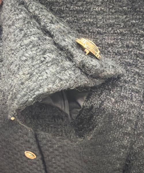 ZARA（ザラ）ZARA (ザラ) テクスチャーツイードジャケット ブラック サイズ:Sの古着・服飾アイテム