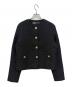 ZARA（ザラ）の古着「テクスチャーツイードジャケット」｜ブラック