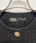 ZARA (ザラ) テクスチャーツイードジャケット ブラック サイズ:S：5000円