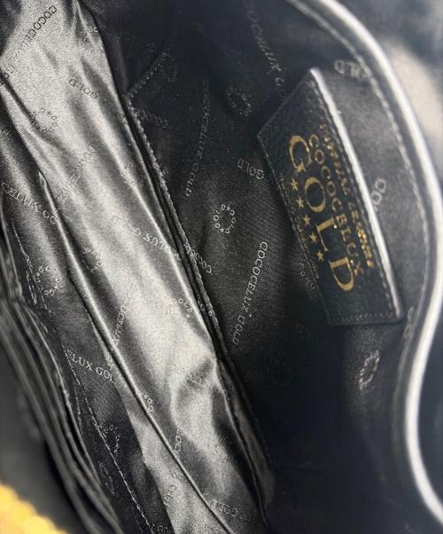 COCOCELUX GOLD（ココセリュックスゴールド）COCOCELUX GOLD (ココセリュックスゴールド) ナイロンショルダーバッグ ブラックの古着・服飾アイテム