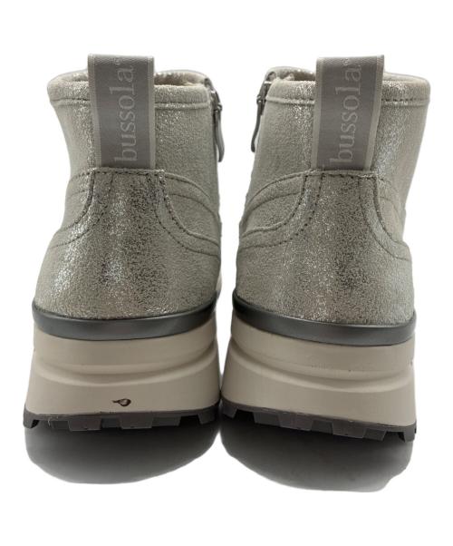 bussola（ブソラ）bussola (ブソラ) ハイカットスニーカー シルバー サイズ:SIZE 38の古着・服飾アイテム