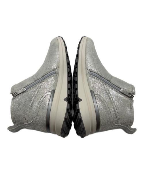 bussola（ブソラ）bussola (ブソラ) ハイカットスニーカー シルバー サイズ:SIZE 38の古着・服飾アイテム