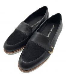 COLE HAAN（コールハーン）の古着「オリジナルグランド C バックル ローファー」｜ブラック