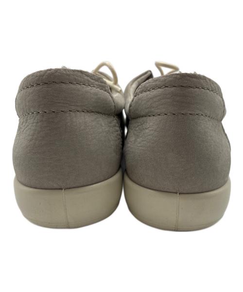 ECCO（エコー）ECCO (エコー) SOFT 2.0 TIE レザースニーカー グレー サイズ:SIZE 38の古着・服飾アイテム