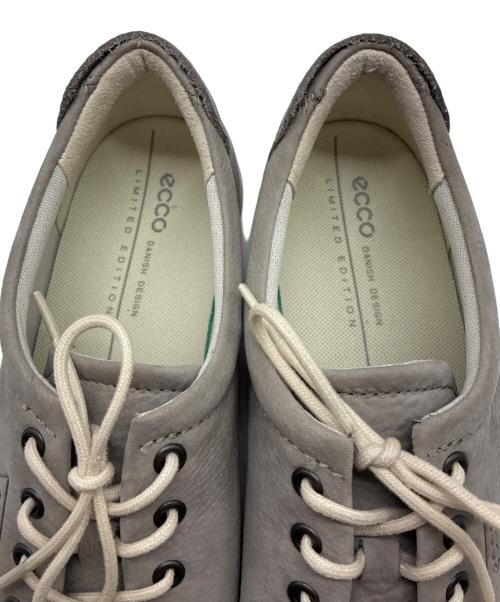 ECCO（エコー）ECCO (エコー) SOFT 2.0 TIE レザースニーカー グレー サイズ:SIZE 38の古着・服飾アイテム