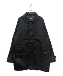 stussy（ステューシー）の古着「ステンカラーコート」｜ブラック