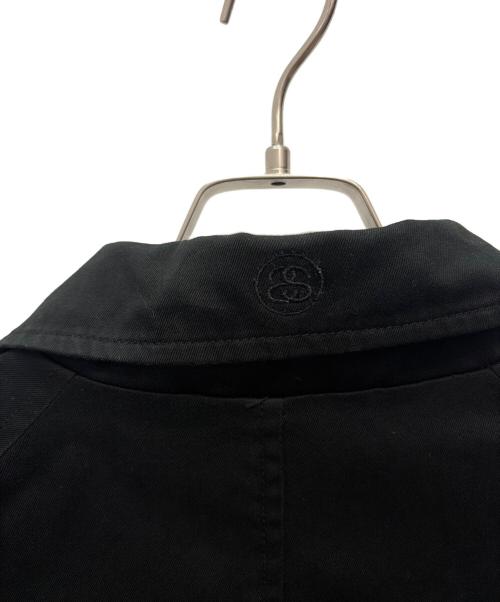 stussy（ステューシー）stussy (ステューシー) ステンカラーコート ブラック サイズ:XLの古着・服飾アイテム