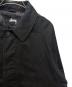 中古・古着 stussy (ステューシー) ステンカラーコート ブラック サイズ:XL：8000円