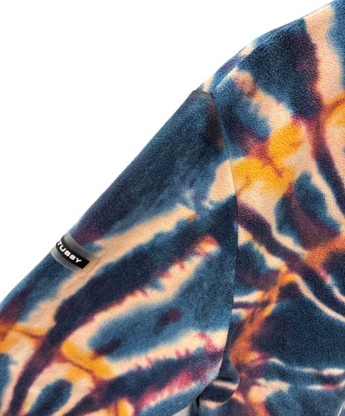 stussy（ステューシー）stussy (ステューシー) ハーフジップフリースジャケット ブルー×イエロー サイズ:SIZE XLの古着・服飾アイテム