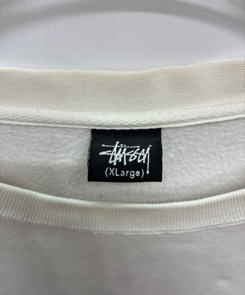 stussy（ステューシー）stussy (ステューシー) USA製 ラスタ トムトム スウェット ホワイト×グレー サイズ:SIZE XLの古着・服飾アイテム