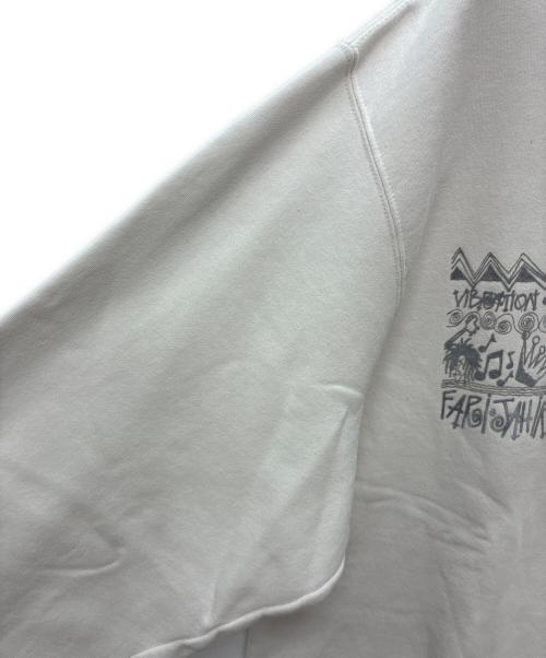stussy（ステューシー）stussy (ステューシー) USA製 ラスタ トムトム スウェット ホワイト×グレー サイズ:SIZE XLの古着・服飾アイテム