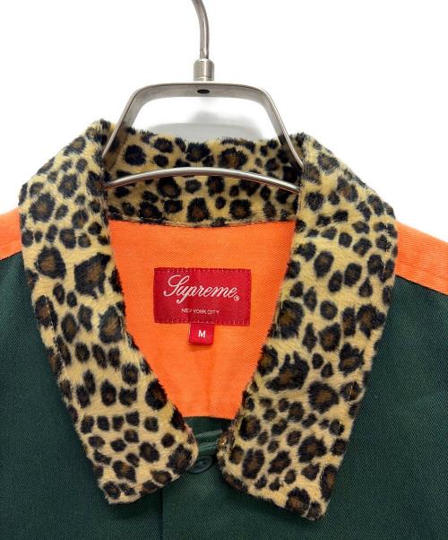 SUPREME（シュプリーム）Supreme (シュプリーム) 16AW leopard collar work shirt グリーン サイズ:Mの古着・服飾アイテム