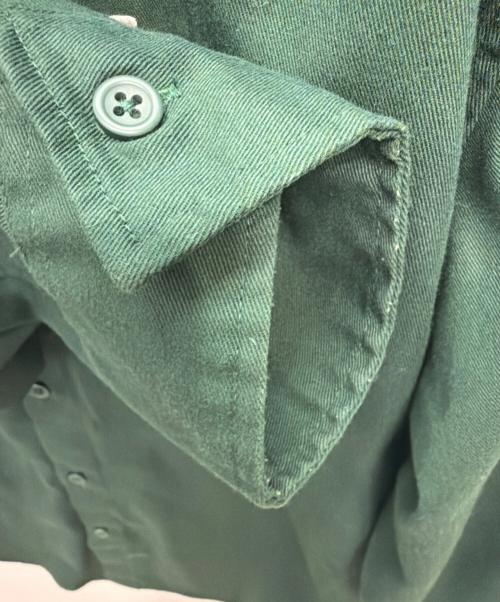 SUPREME（シュプリーム）Supreme (シュプリーム) 16AW leopard collar work shirt グリーン サイズ:Mの古着・服飾アイテム