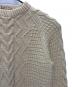 中古・古着 古着 (フルギ) KNITTED BY HAND Charlotte Wojdyla ケーブルニット ベージュ サイズ:不明：5000円