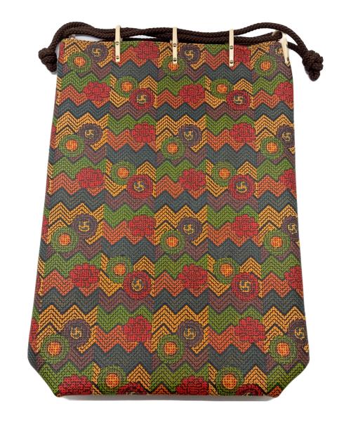 印傳屋（インデンヤ）印傳屋 (インデンヤ) 合切袋 【更紗×巴】 マルチカラーの古着・服飾アイテム