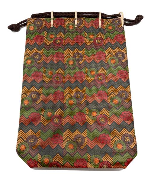 印傳屋（インデンヤ）印傳屋 (インデンヤ) 合切袋 【更紗×巴】 マルチカラーの古着・服飾アイテム