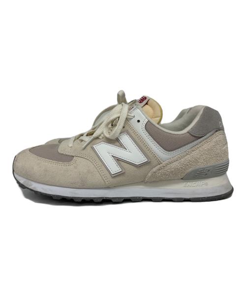 NEW BALANCE（ニューバランス）NEW BALANCE (ニューバランス) U574RCD スニーカー ホワイト×ベージュ サイズ:SIZE 27.5cmの古着・服飾アイテム