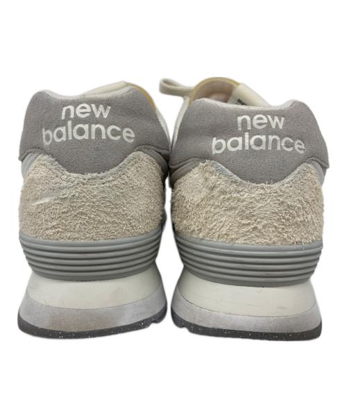 NEW BALANCE（ニューバランス）NEW BALANCE (ニューバランス) U574RCD スニーカー ホワイト×ベージュ サイズ:SIZE 27.5cmの古着・服飾アイテム