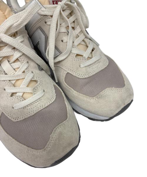 NEW BALANCE（ニューバランス）NEW BALANCE (ニューバランス) U574RCD スニーカー ホワイト×ベージュ サイズ:SIZE 27.5cmの古着・服飾アイテム
