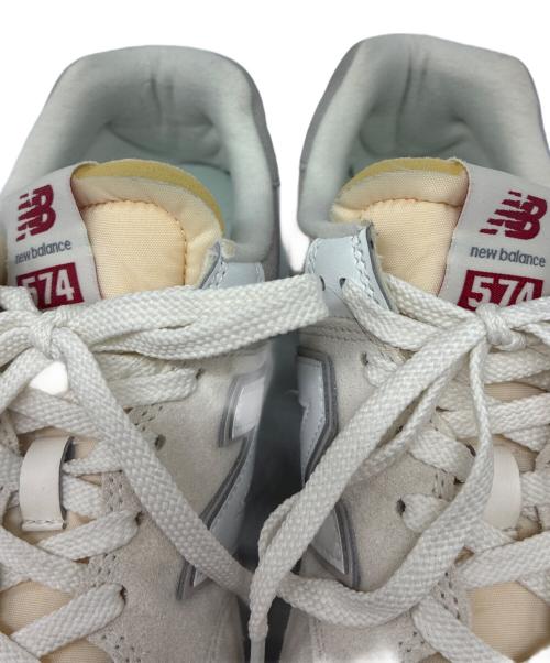 NEW BALANCE（ニューバランス）NEW BALANCE (ニューバランス) U574RCD スニーカー ホワイト×ベージュ サイズ:SIZE 27.5cmの古着・服飾アイテム