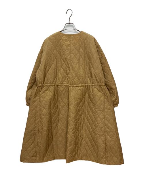 BEARDSLEY（ビアズリー）BEARDSLEY (ビアズリー) バルーン袖キルトコート ブラウン サイズ:SIZE Freeの古着・服飾アイテム