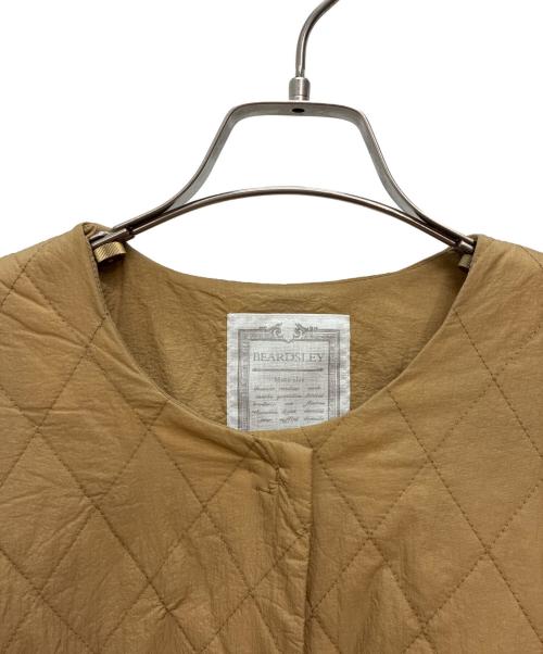 BEARDSLEY（ビアズリー）BEARDSLEY (ビアズリー) バルーン袖キルトコート ブラウン サイズ:SIZE Freeの古着・服飾アイテム