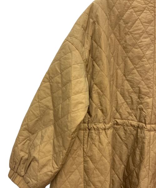 BEARDSLEY（ビアズリー）BEARDSLEY (ビアズリー) バルーン袖キルトコート ブラウン サイズ:SIZE Freeの古着・服飾アイテム