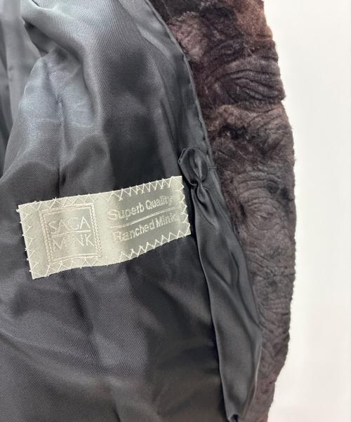 SAGA MINK（サガミンク）SAGA MINK (サガミンク) ファーコート ダークブラウン サイズ:SIZE Freeの古着・服飾アイテム