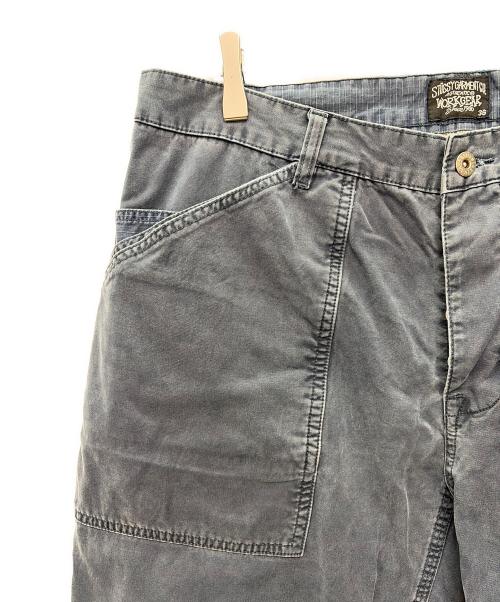 stussy（ステューシー）stussy (ステューシー) 00s AUTHENTIC WORKGEAR ワークパンツ ネイビー サイズ:36の古着・服飾アイテム