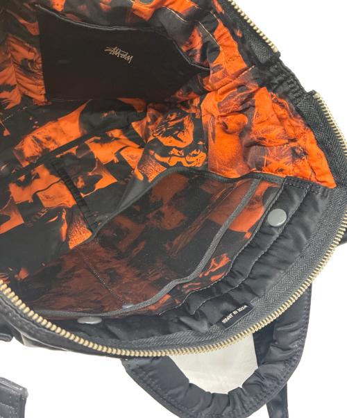PORTER（ポーター）PORTER (ポーター) stussy (ステューシー) ヘルメットバッグ ブラックの古着・服飾アイテム