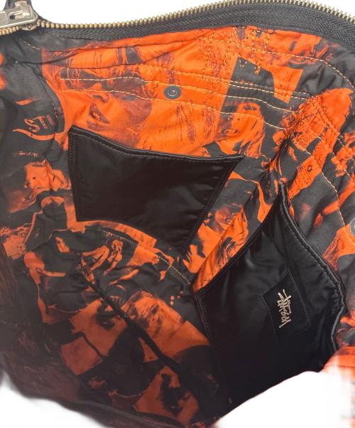 PORTER（ポーター）PORTER (ポーター) stussy (ステューシー) ヘルメットバッグ ブラックの古着・服飾アイテム