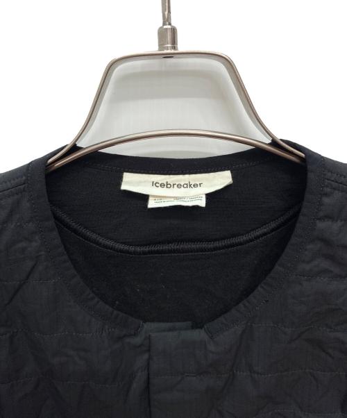 Icebreaker（アイスブレーカー）Icebreaker (アイスブレーカー) U メリノ マウンテン スポーツ カーディガン ブラック サイズ:SIZE Sの古着・服飾アイテム
