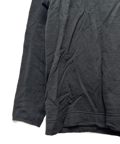 Icebreaker（アイスブレーカー）Icebreaker (アイスブレーカー) U メリノ マウンテン スポーツ カーディガン ブラック サイズ:SIZE Sの古着・服飾アイテム