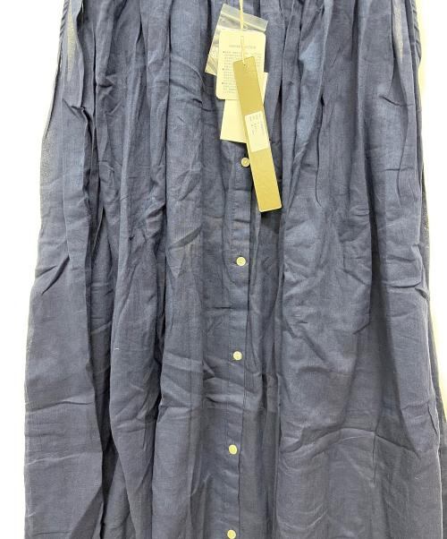 08MAB（ゼロハチマブ）08MAB (ゼロハチマブ) コットン ノースリーブ ワンピース ネイビー サイズ:SIZE Freeの古着・服飾アイテム