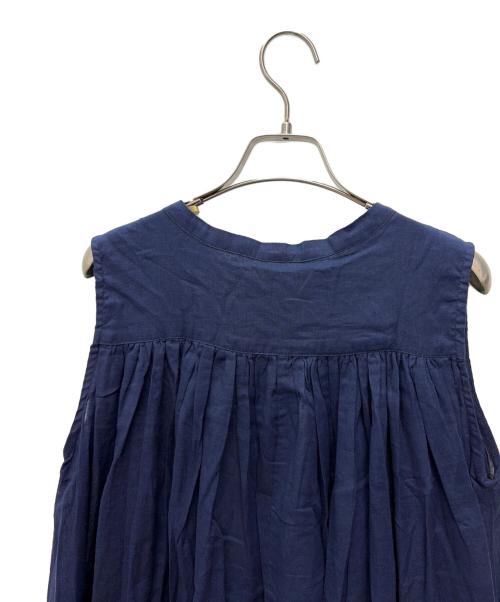 08MAB（ゼロハチマブ）08MAB (ゼロハチマブ) コットン ノースリーブ ワンピース ネイビー サイズ:SIZE Freeの古着・服飾アイテム