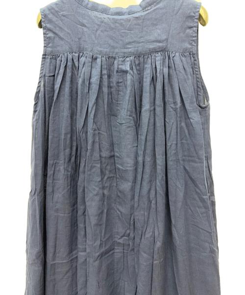 08MAB（ゼロハチマブ）08MAB (ゼロハチマブ) コットン ノースリーブ ワンピース ネイビー サイズ:SIZE Freeの古着・服飾アイテム