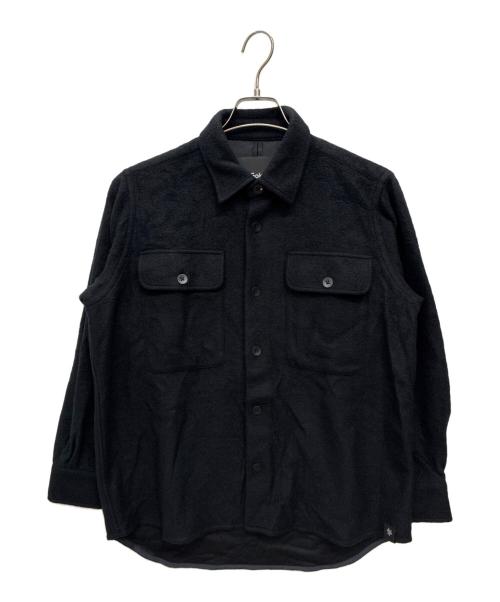 GOLDWIN（ゴールドウイン）GOLDWIN (ゴールドウイン) Wool Jersey Coptis Shirt シャツジャケット ブラック サイズ:SIZE 0の古着・服飾アイテム