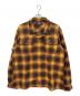 RRL（ダブルアールエル）の古着「ジェシー プラッド ウールブレンド キャンプシャツ / JESSE CAMP-LONG SLEEVE-SPORT SHIRT WOOL BLEND」｜オレンジ