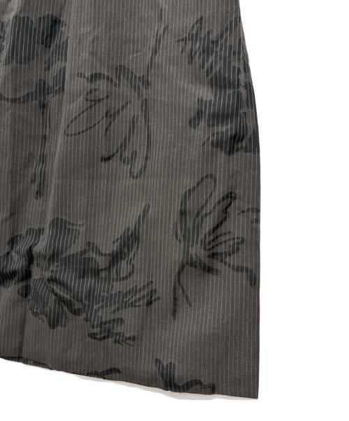 tricot COMME des GARCONS（トリココムデギャルソン）tricot COMME des GARCONS (トリココムデギャルソン) AD1997 ロングスカート グレー×ブラック サイズ:不明の古着・服飾アイテム