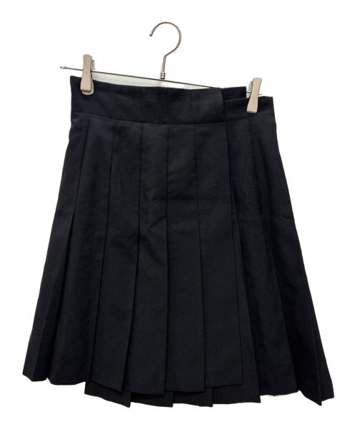 tricot COMME des GARCONS（トリココムデギャルソン）tricot COMME des GARCONS (トリココムデギャルソン) AD1992 チャイナ ラップスカート ブラック サイズ:Mの古着・服飾アイテム