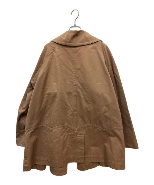 Yohji Yamamoto FEMME（ヨウジヤマモトファム）YOHJI YAMAMOTO FEMME (ヨウジヤマモトファム) コットンベルトジャケット ブラウン サイズ:2の古着・服飾アイテム