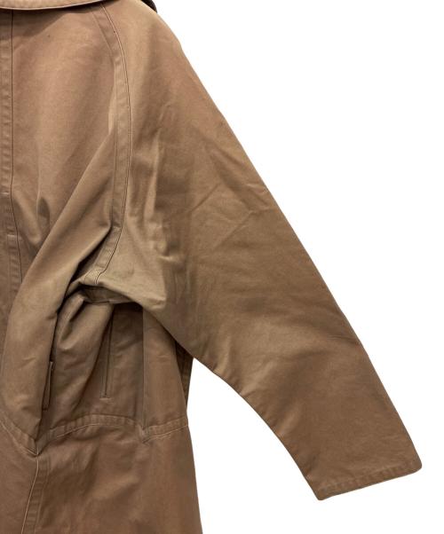 Yohji Yamamoto FEMME（ヨウジヤマモトファム）YOHJI YAMAMOTO FEMME (ヨウジヤマモトファム) コットンベルトジャケット ブラウン サイズ:2の古着・服飾アイテム