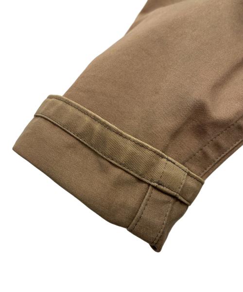Yohji Yamamoto FEMME（ヨウジヤマモトファム）YOHJI YAMAMOTO FEMME (ヨウジヤマモトファム) コットンベルトジャケット ブラウン サイズ:2の古着・服飾アイテム